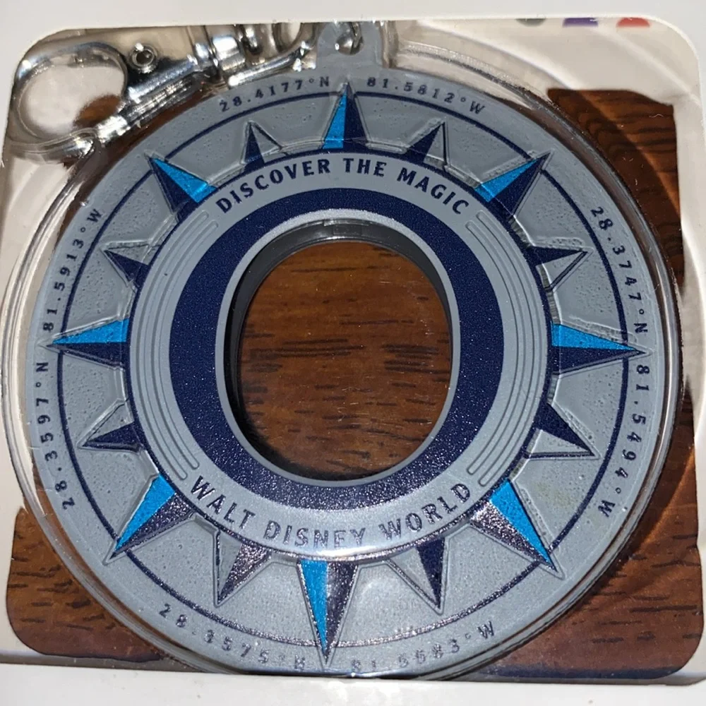 Magic keeper keychain holder for magic band middle pucks